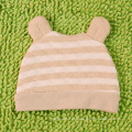 Bebé recién nacido de algodón orgánico rayado Hat